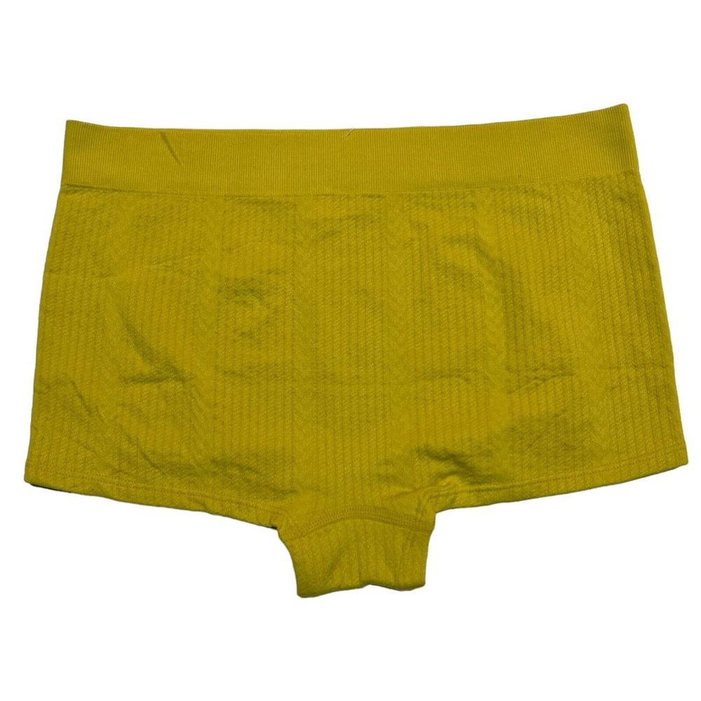 NWT AERIE Shortie Panties/Underwear Sz L Greenish Yelllow - Picture 2 of 3